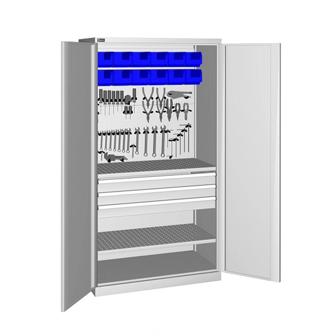 Vendita online Armadio Perfom con porte battenti ripiani e cassetti mm.1023X555X2000H (RIF.1400)